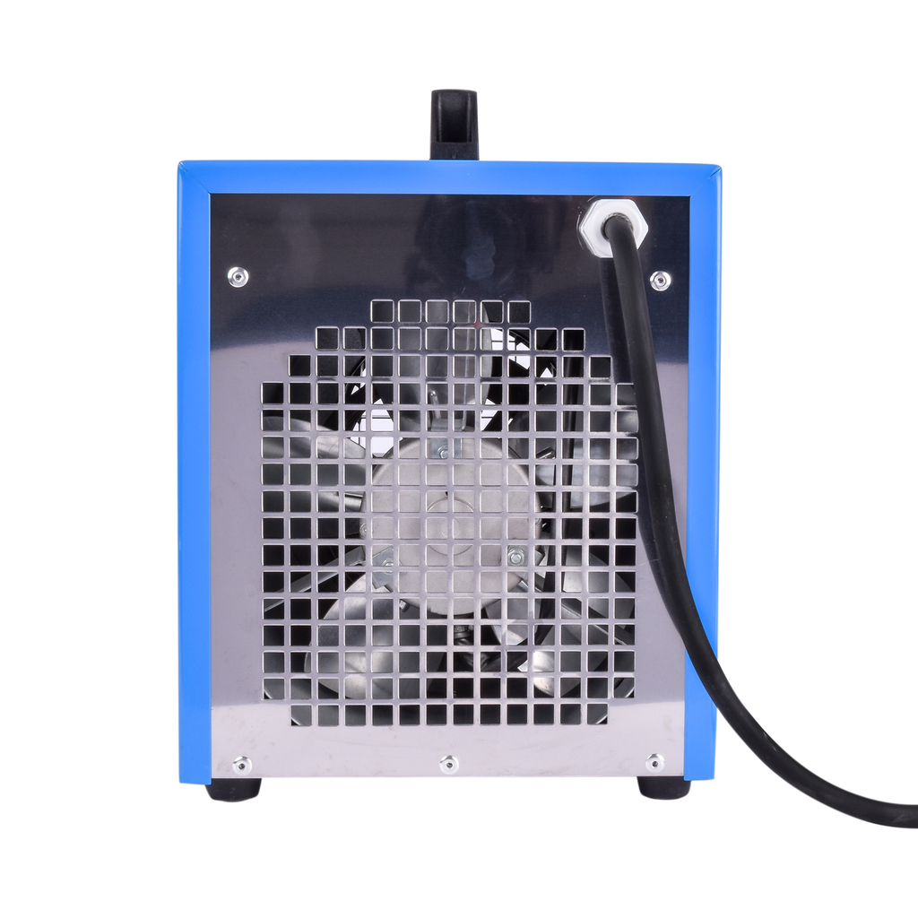Dryfast electric heater shown from the back side. Affordable rental with BIYU.