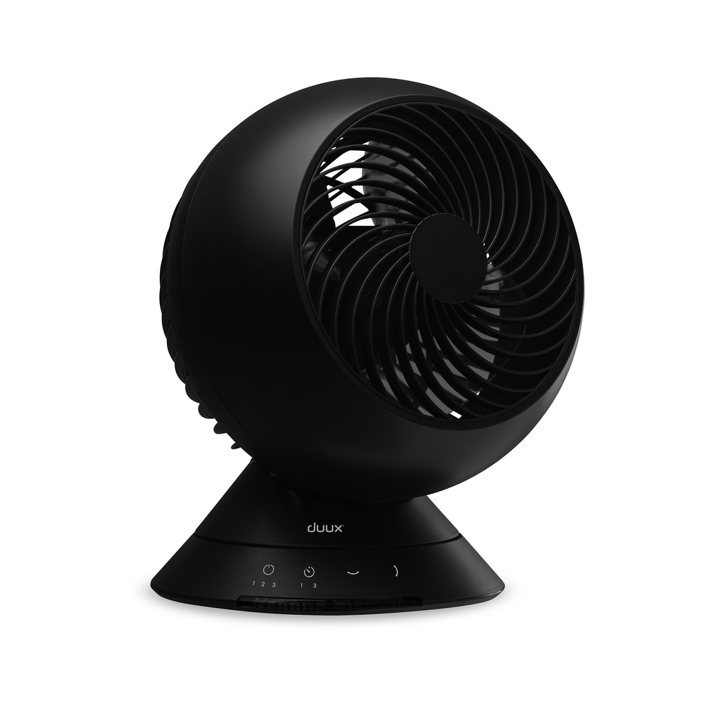 Rent the Duux Globe Table Fan at BIYU for a refreshing breeze on hot summer days.
