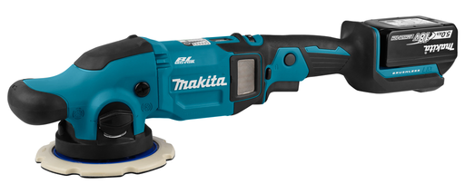 Makita cordless random orbit polisher is ideal for fine polishing in auto detailing and vehicle maintenance applications