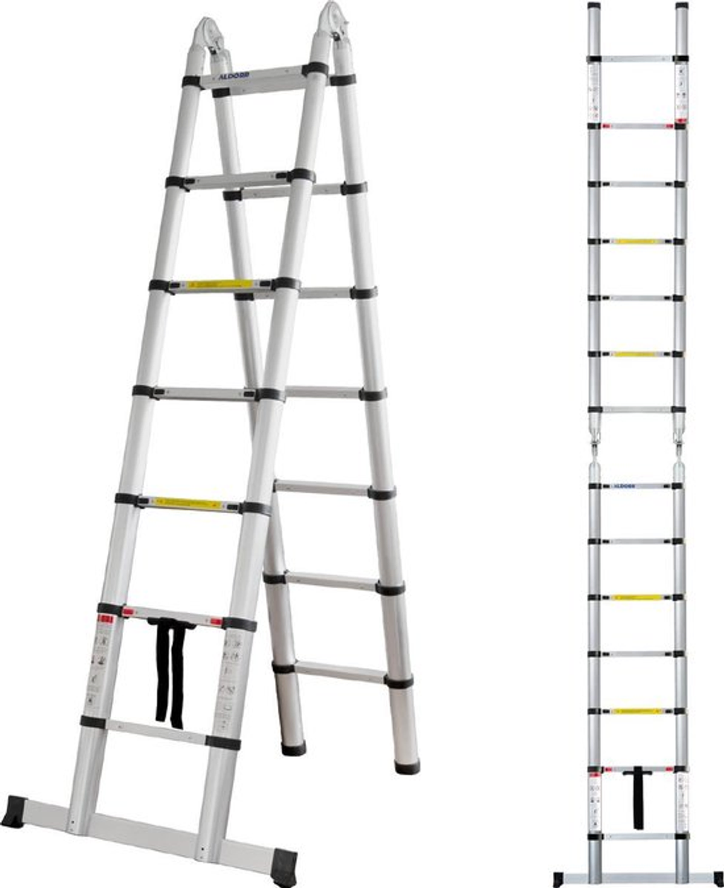 Aldorr Telescopic Folding Ladder. Affordable Rental with BIYU.