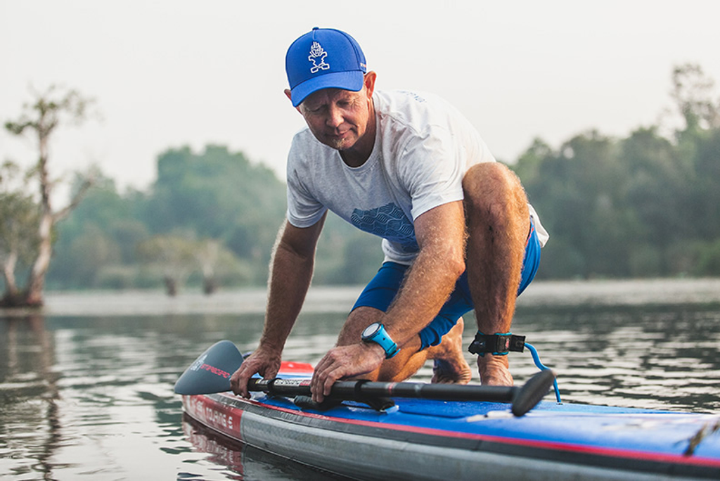Paddle on the river with Starboard SUP from BIYU rental