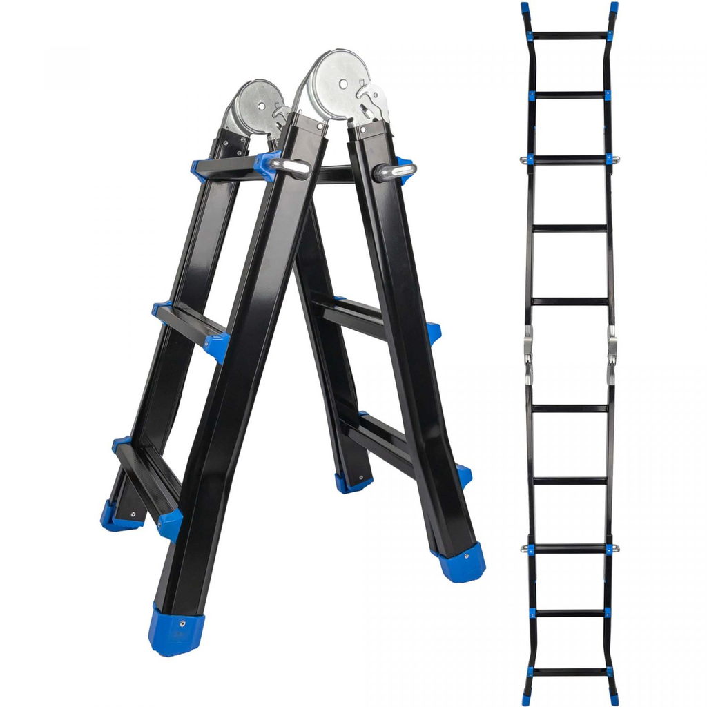 Rent the ALDORR 4x3 folding ladder and kitchen stool from BIYU for safe and easy DIY. Compact and adjustable. Ideal for home improvement.