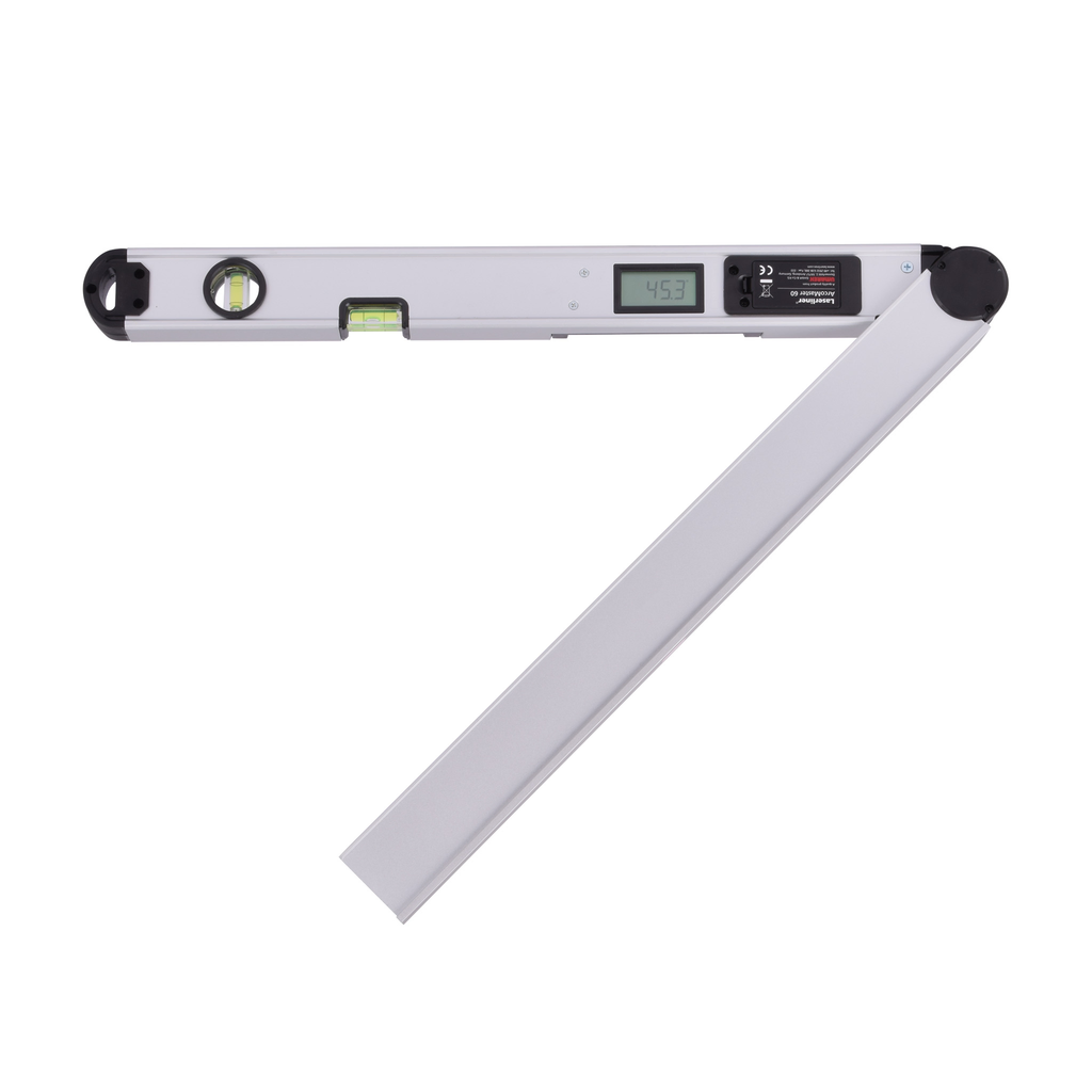 Use the digital electronic laser liner gauge from BIYU to calculate the perfect angles. 