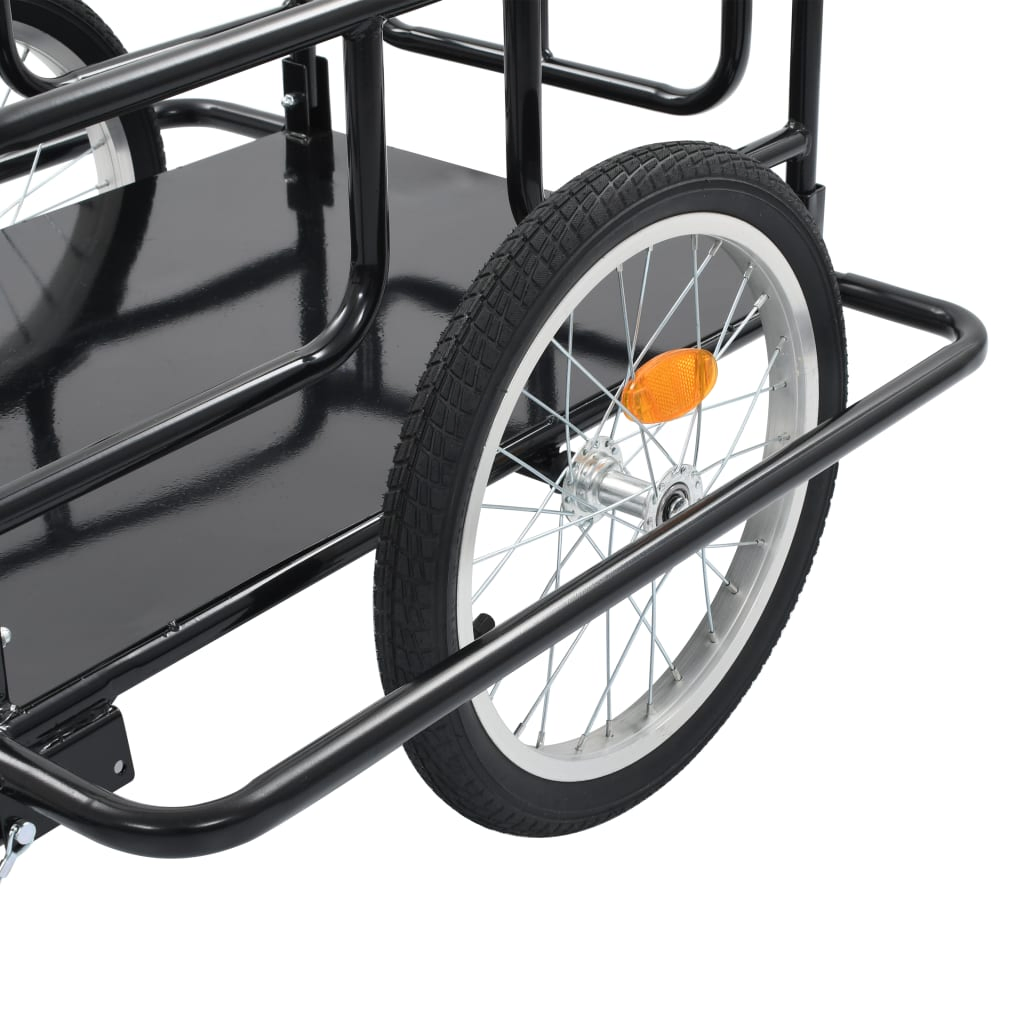 Huur deze vidaXL fietskar, 130x73x48,5 cm, bij BIYU voor al je zware lasten tijdens verhuizen