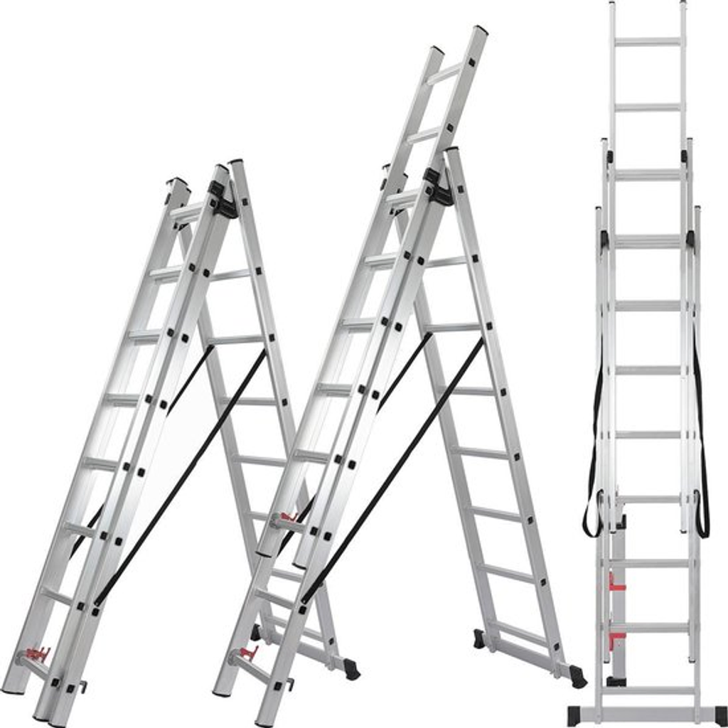 Rent the ALDORR Reform ladder 3x10 - 6.7M at BIYU for safe and professional climbing equipment for renovations and home improvement. Reserve now!