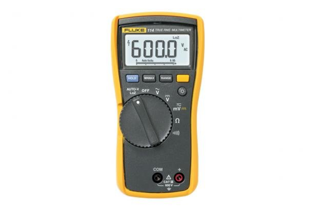 Fluke 114 Electrical digital multimeter to measure voltage 