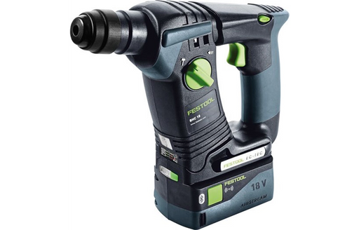 With the Festool Cordless hammer drill to drill a hole into walls easily. Easy and affordable rental with BIYU