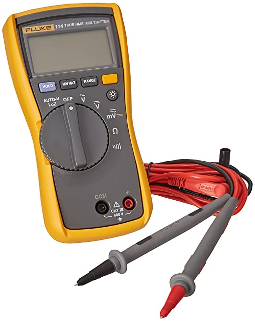 Fluke 114 Electrical digital multimeter to measure voltage 