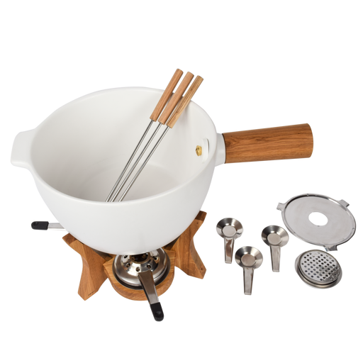 Rent BIYU cheese fondue sets for dinner party's or cold winter days