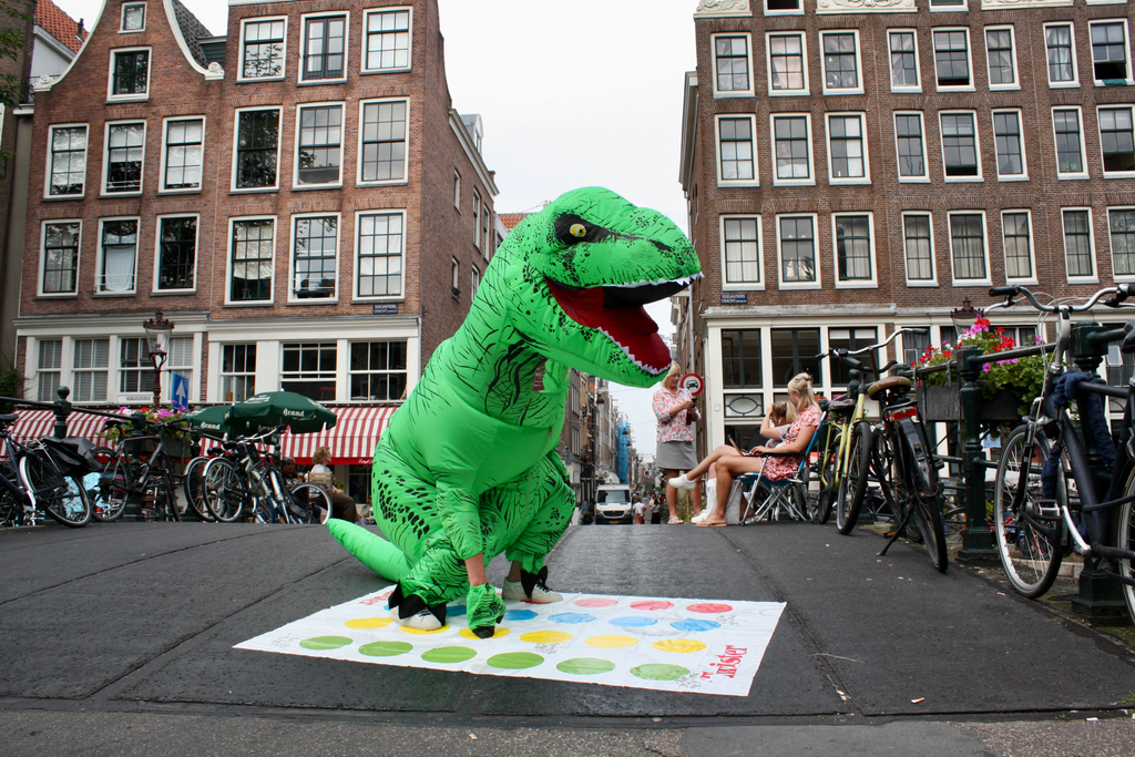 Rent the Inflatable T-Rex Costume for Adults at BIYU and make a big impression at your next party!