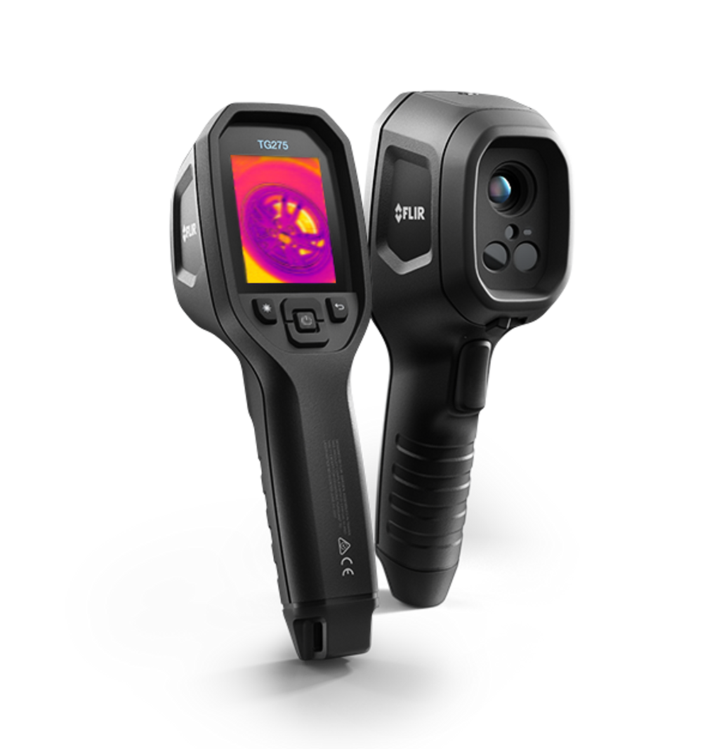 Rent the Teledyne FLIR TG267 thermal camera at BIYU for precise temperature measurements and detection of heat leaks and overheated components.
