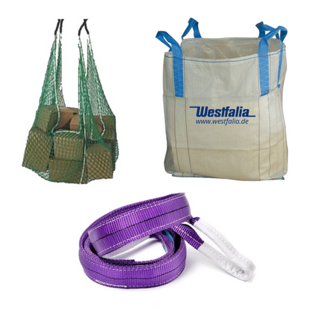 Accessoires voor Touw & Blok  - Big Bag | Hijsband | Hijsnet gemakkelijk en goedkoop huren bij BIYU