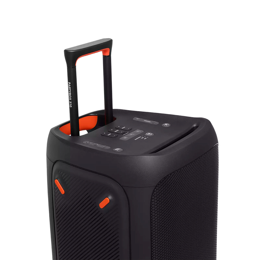 Rent the JBL Partybox 310 speaker with handle for easy transportation at BIYU!