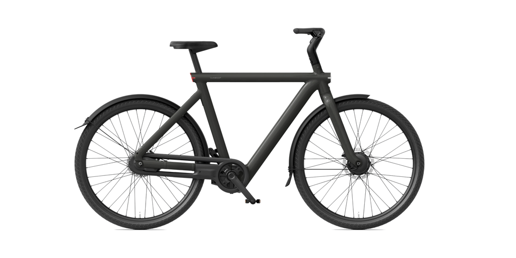 Huur de VanMoof S5 elektrische fiets bij BIYU: duurzaam, comfortabel en gemakkelijk in gebruik.