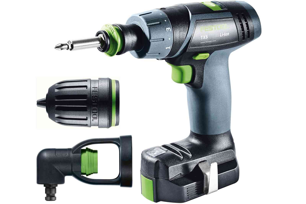 This Festool cordless screwdriver is perfect for screwdriving in wood, metal, plastic. Easy and affordable rental with BIYU.