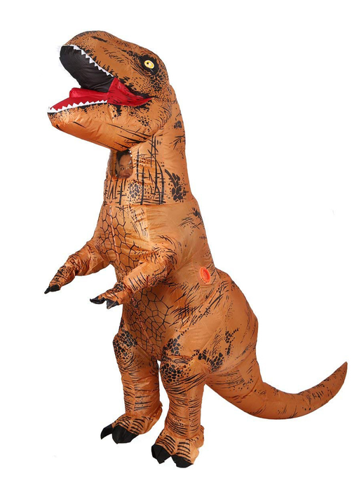Inflatable T-Rex Consume for carnival and fancy dress. Affordable rental with BIYU.