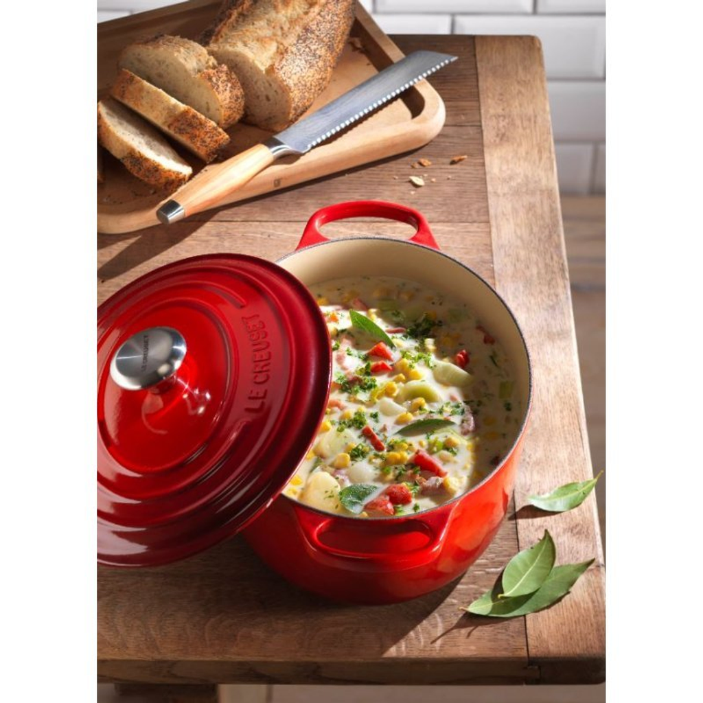 Use Le Creuset pan from BIYU to make a delicious stew