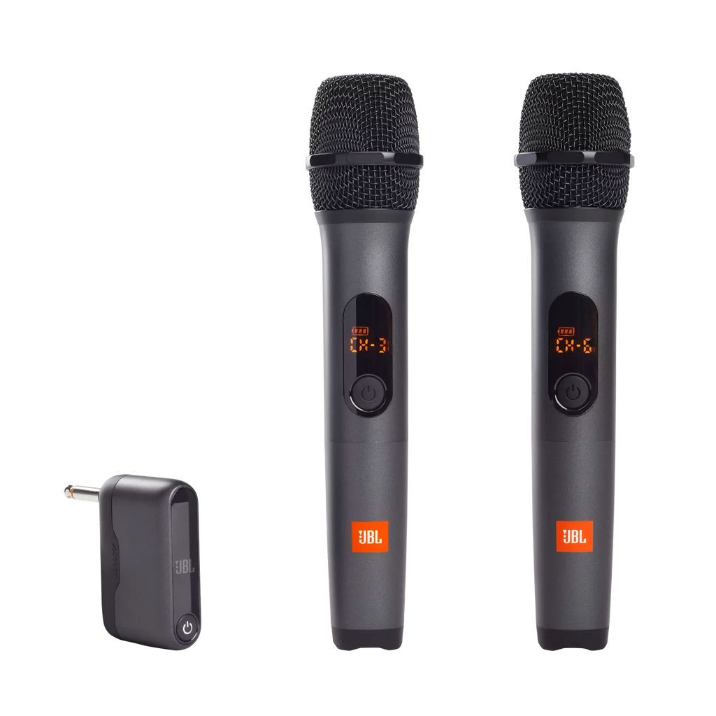 Huur de JBL Wireless Microfoon 2X bij BIYU voor kristalhelder geluid tijdens presentaties of optredens. Draadloos en met ruisonderdrukking voor de beste prestaties.