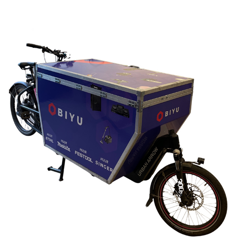 Elektrische bakfiets | cargo bike huren bij BIYU