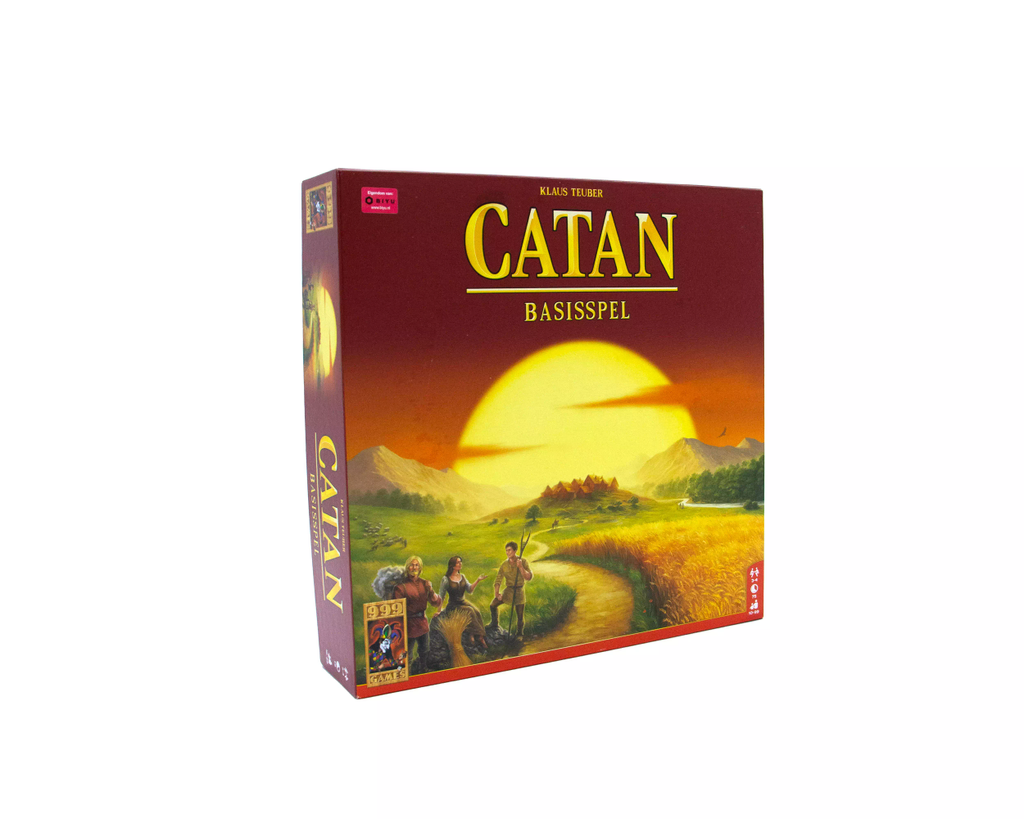 999 Games Kolonisten van Catan basisspel bord ingezoomd goedkoop huren bij BIYU