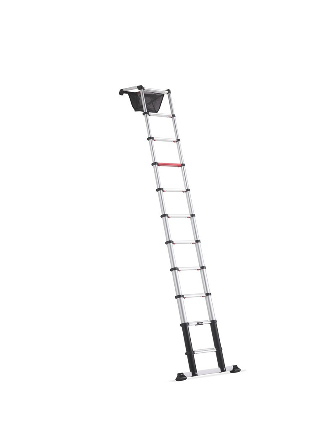 Rent the professional telescopic ladder 11 steps 4.2 meters from Altrex at BIYU. Compact, lightweight and adjustable in height. Perfect for working in small spaces.