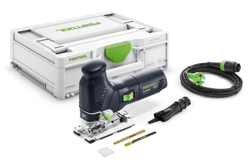 The Festool pendulum jigsaw is perfect for cutting circles in wood and more. Easy and affordable rental with BIYU.