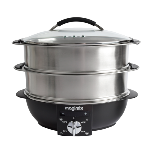Use the Magimix multifunctional steamer 4 zones to steam vegetables, rice and more from BIYU today