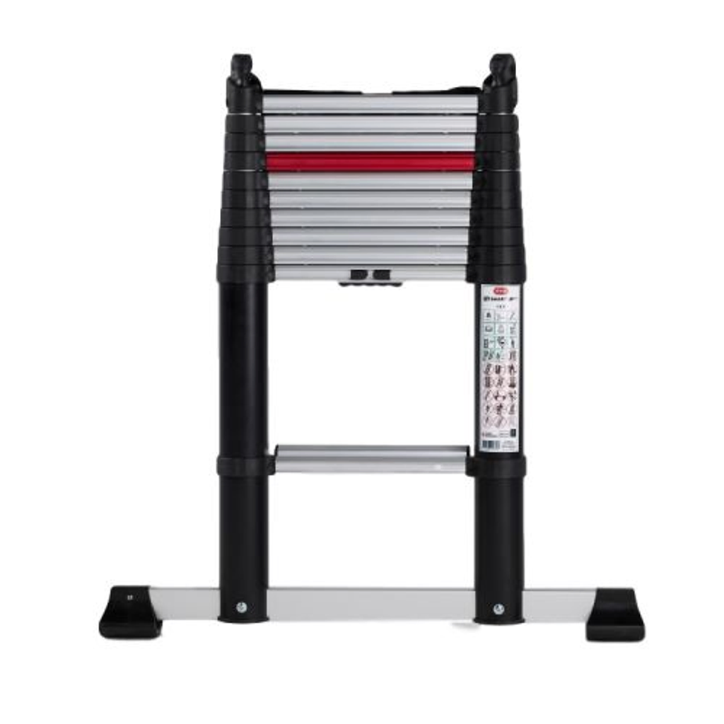 Rent the professional telescopic ladder 11 steps 4.2 meters from Altrex at BIYU. Compact, lightweight and adjustable in height. Perfect for working in small spaces.