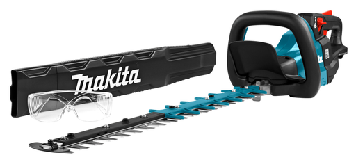 The Makita 18 V cordless hedge trimmer works quietly, environmentally friendly and at very low running costs