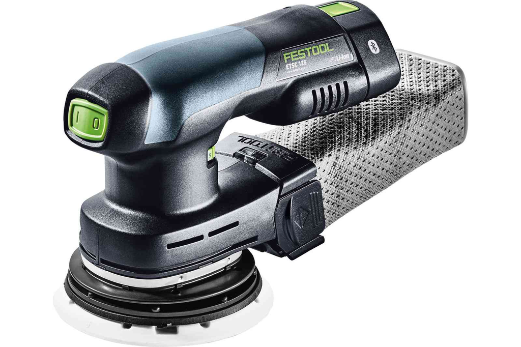Festool eccentric sander to sand all types of wooden surfaces. Easy and affordable rental with BIYU