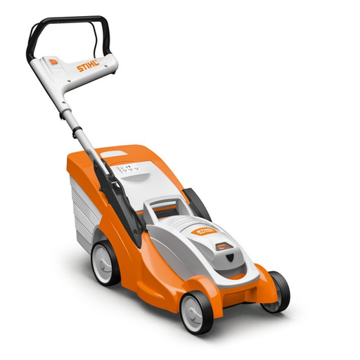 STIHL battery-powered lawn mower affordable rental with BIYU